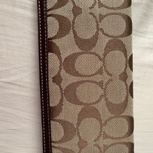 Coach checkbook cover